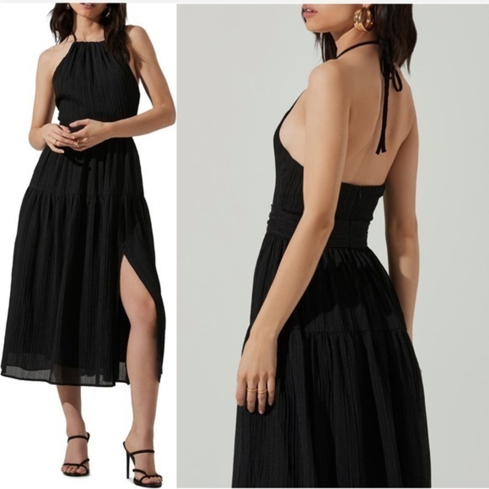 Black halter dress - Picture 1 of 1